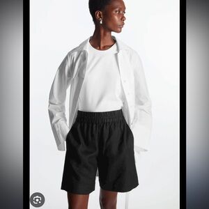 Cos elasticated linen shorts